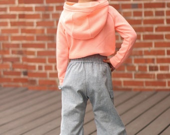 ブリスベンパンツのPDF縫製パターン（0～14歳サイズを含む