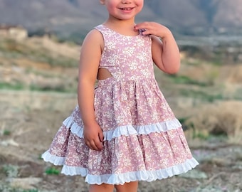 Sarria Dress and Top PDF Sewing Pattern, including sizes 12 months - 14 years, Dress Pattern, Top Pattern, Girls Dress Pattern