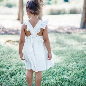 Vestido Bellevue PDF patrón de costura, incluyendo tamaños 12 meses 14 años, patrón de vestido de niñas imagen 7