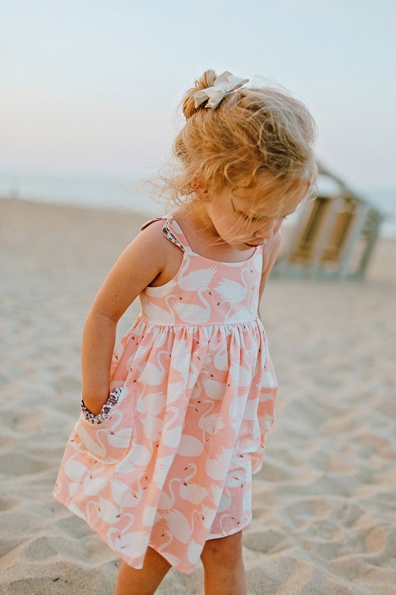 Emilia Dress PDF Sewing Pattern, including sizes 12 months 14 years, Dress Pattern for Children image 6