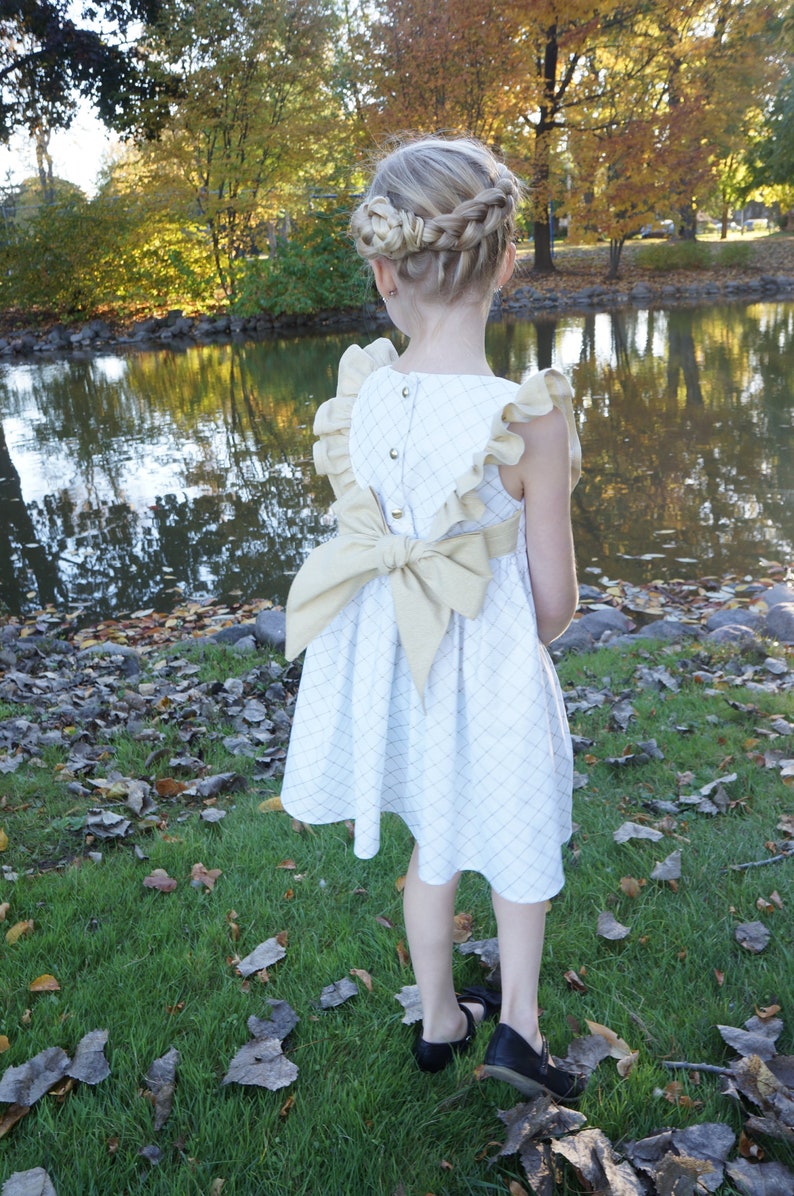 Avonlea Dress and Top PDF Sewing Pattern, including sizes 12 months 14 years, Girls Dress Pattern, Long Sleeve Dress, Sleeveless Dress image 8