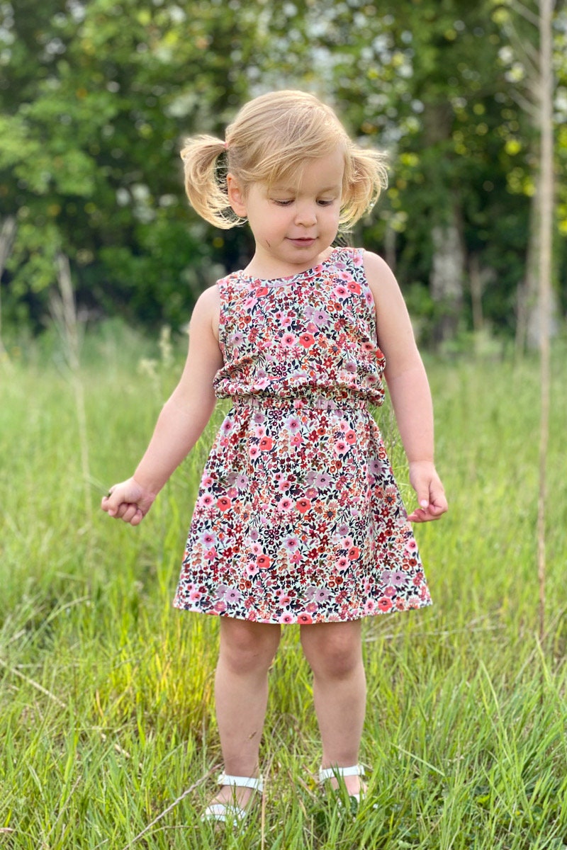 Jersey Dress, Shorts Romper, and Pants Romper PDF Sewing