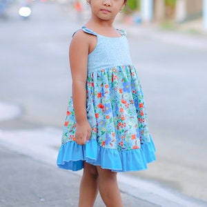 Emilia Dress PDF Sewing Pattern, including sizes 12 months 14 years, Dress Pattern for Children image 3
