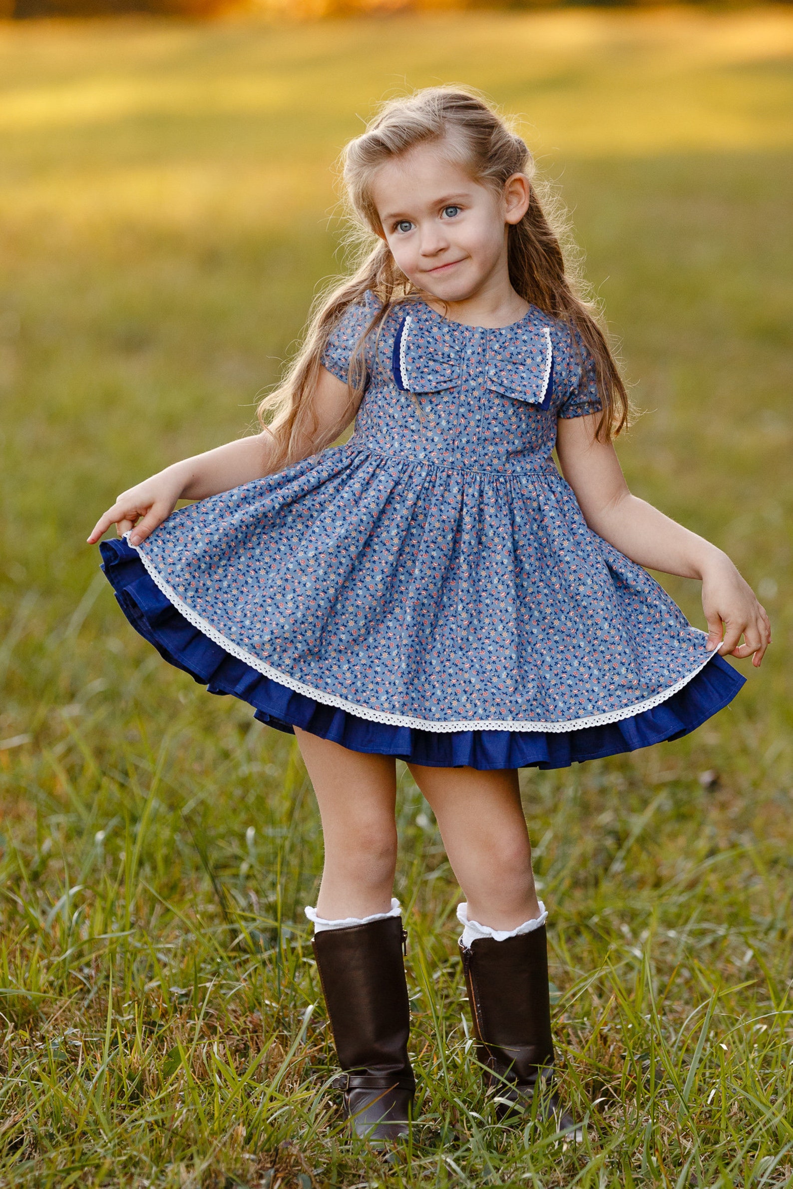 Glasgow Dress PDF Sewing Pattern Including Sizes 12 Months Etsy