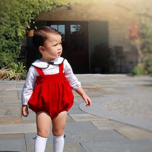 Lillesand Baby Pinafore Romper PDF Sewing Pattern, including sizes Newborn - 4 years, Baby Pattern