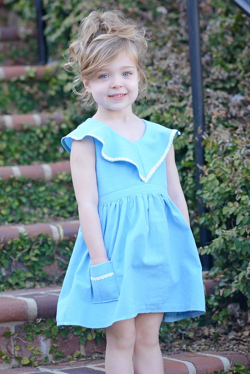 Salina Dress PDF Sewing Pattern Including Sizes 12 Months | Etsy