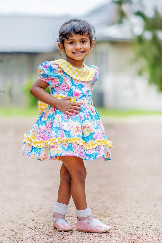 Canberra Dress PDF Sewing Pattern, Including Sizes 12 Months - 14