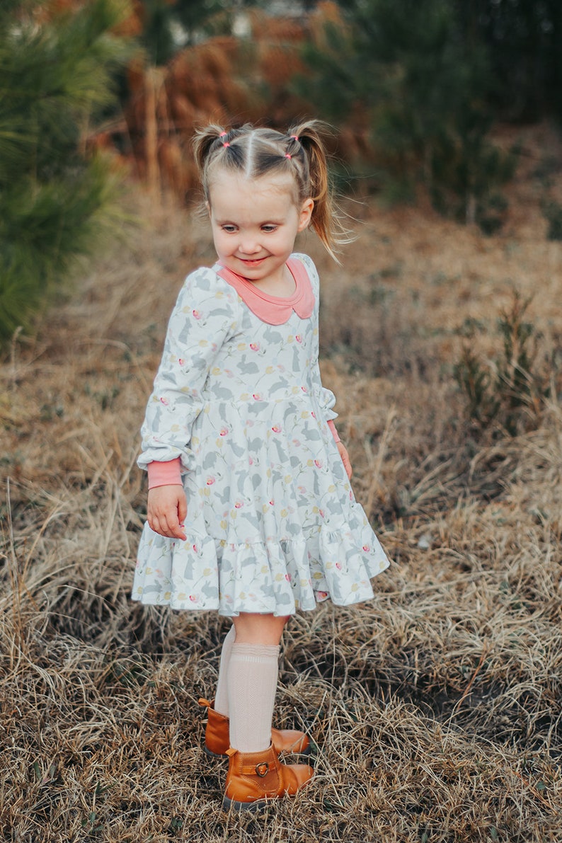 Bloomington Baby Dress, Tunic and Romper PDF Sewing Pattern, including sizes Newborn 4 years, Baby Girl Dress, Baby Romper Pattern image 5