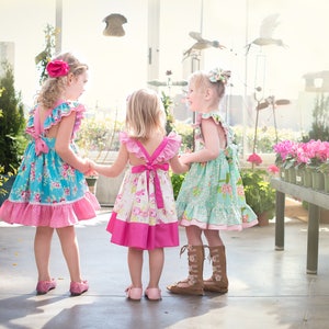 Bellevue Dress PDF Sewing Pattern, including sizes 12 months 14 years, Girls Dress Pattern image 2