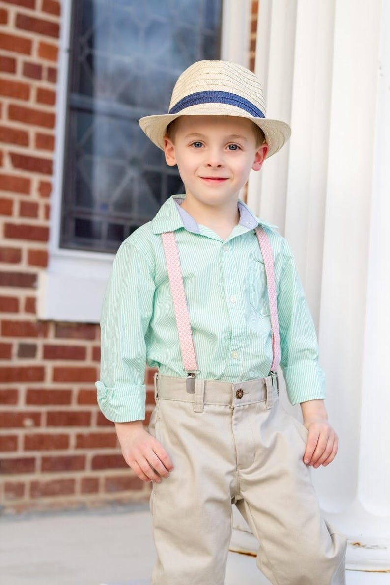 Suspenders PDF Sewing Pattern, including sizes 3 months 10 years, Baby Sewing Pattern, Boys Sewing Pattern, Suspenders Pattern Tutorial image 1