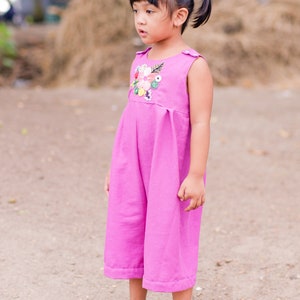 Hanna Romper PDF Sewing Pattern, including sizes 12 months 14 years, Pants Romper, Shorts Romper image 10