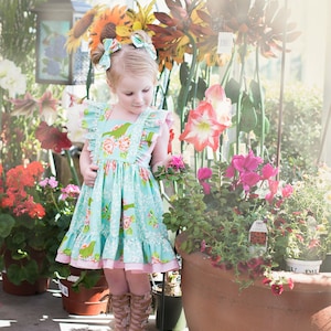 Bellevue Dress PDF Sewing Pattern, including sizes 12 months 14 years, Girls Dress Pattern image 9