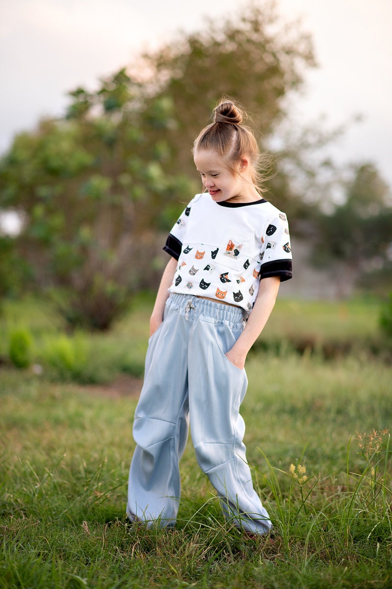 ブリスベンパンツのPDF縫製パターン（0～14歳サイズを含む