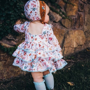 Canterbury Baby Dress and Pinafore PDF Sewing Pattern, including sizes newborn - 4 years, Baby Dress pattern, Baby Pinafore Pattern