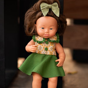 Syracuse Doll Dress PDF Sewing Pattern, including doll sizes 13&quot;, 15&quot; and 18&quot;, Doll Dress Pattern