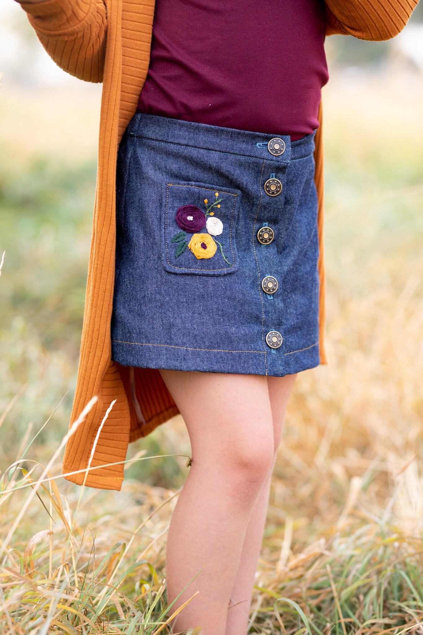 Joliette Skirt PDF Sewing Pattern, Including Sizes 12 Months - 14