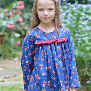 Nottingham Dress and Top PDF Sewing Pattern, Including Sizes 12 Months ...