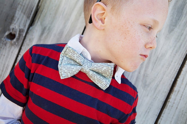 Biloxi Bow Tie PDF Pattern, Easter Necktie Pattern, Boys Bow Tie Tutorial, Bow Tie Pattern image 5