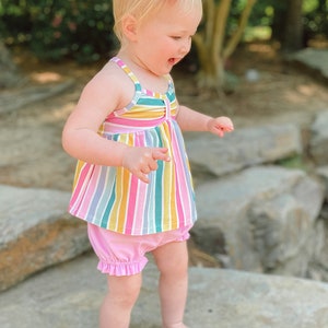 Maroma Dress and Top PDF Sewing Pattern, including sizes 12 months 14 years, Girls Dress Pattern, Sundress, Girls Top Pattern image 8