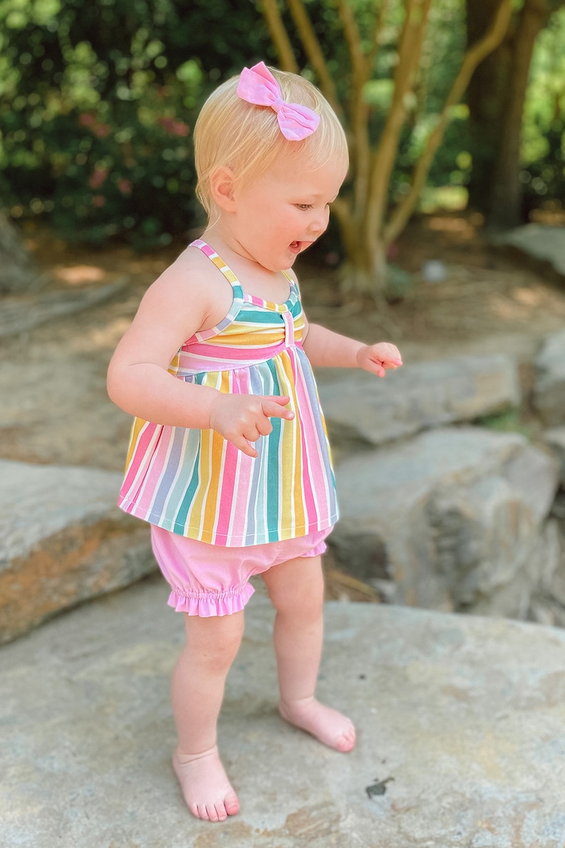 Maroma Dress and Top PDF Sewing Pattern, including sizes 12 months 14 years, Girls Dress Pattern, Sundress, Girls Top Pattern image 8