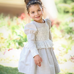 Sofia Dress PDF Sewing Pattern, including sizes 12 months - 14 years, Pattern for Children's Clothing