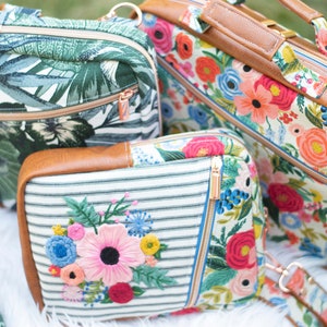 Bruges purse, backpack and lunchbox PDF Sewing Pattern, including small, medium and large sizes