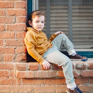 Valparaiso Child Joggers & Romper PDF Sewing Pattern, including sizes 12 months 14 years, Unisex Joggers Pattern, Romper Pattern image 4