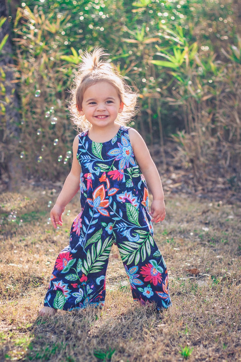 Hanna Romper PDF Sewing Pattern, including sizes 12 months 14 years, Pants Romper, Shorts Romper image 8