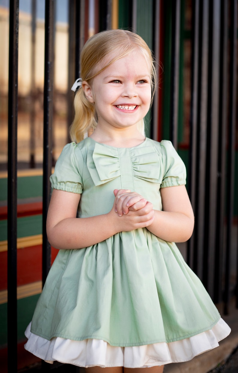 Glasgow Dress PDF Sewing Pattern Including Sizes 12 Months Etsy Canada