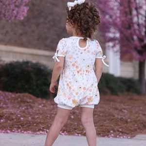 Bloomington Baby Dress, Tunic and Romper PDF Sewing Pattern, including sizes Newborn 4 years, Baby Girl Dress, Baby Romper Pattern image 3