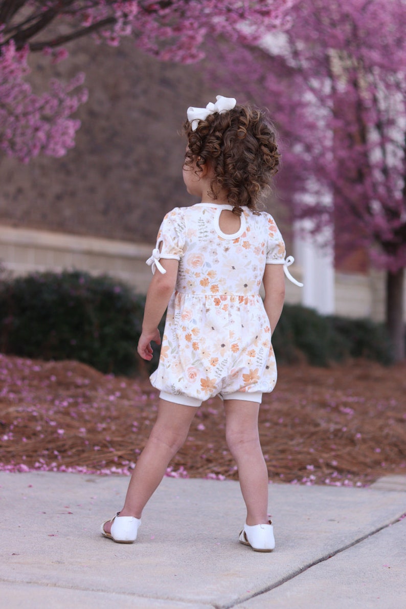 Bloomington Baby Dress, Tunic and Romper PDF Sewing Pattern, including sizes Newborn 4 years, Baby Girl Dress, Baby Romper Pattern image 3