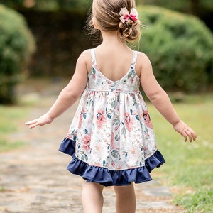 Emilia Dress PDF Sewing Pattern, including sizes 12 months 14 years, Dress Pattern for Children image 1