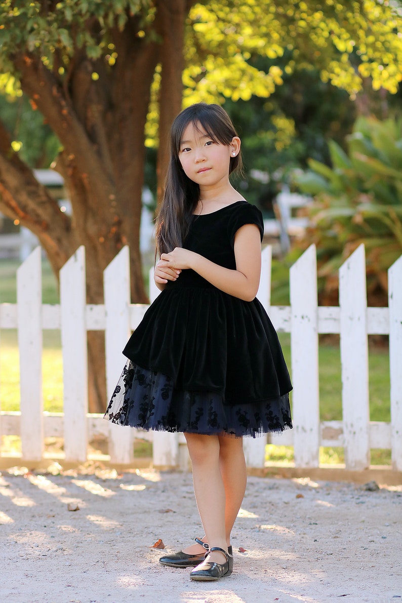 Lienz Dress PDF Sewing Pattern, including the sizes 12 months 14 years, Girls Dress Pattern, Short Sleeve, Long Sleeve, Special Occasion image 8