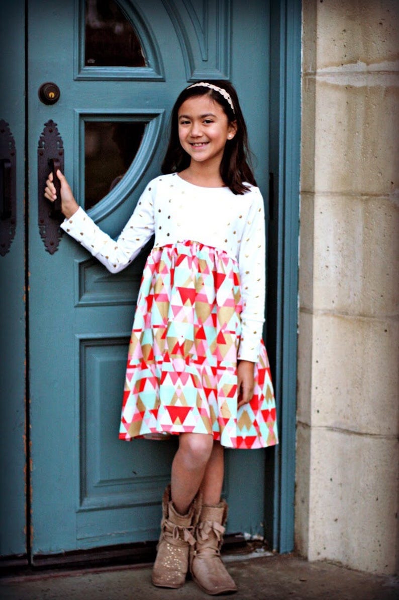 Kailua Dress PDF Sewing Pattern including sizes 12 months14 Etsy