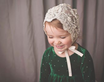 Geneva Bonnet PDF Sewing Pattern, including sizes 0-3 months - 5 years, Baby and Toddler Pattern