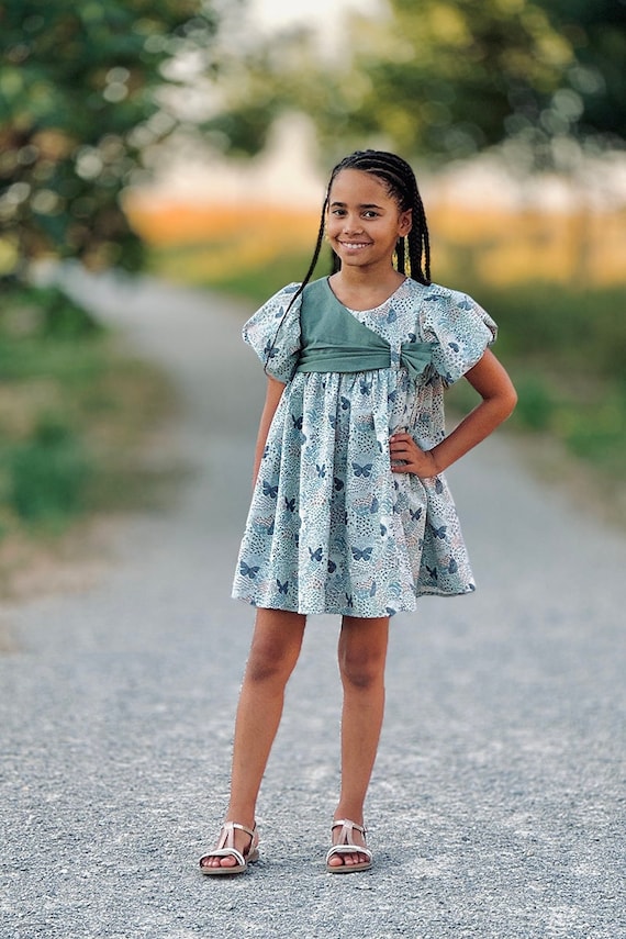 Cecilton Dress PDF Sewing Pattern, Including Sizes 12 Months - 14 Years, Long  Sleeve Dress, Short Puff Sleeve, Girls Dress Pattern - Etsy