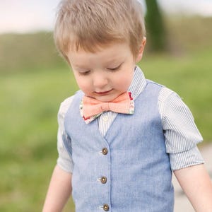 Benton Vest PDF Sewing Pattern, including sizes 12 months 14 years, Reversible Vest Pattern, Boys Vest, Welt Pockets image 2