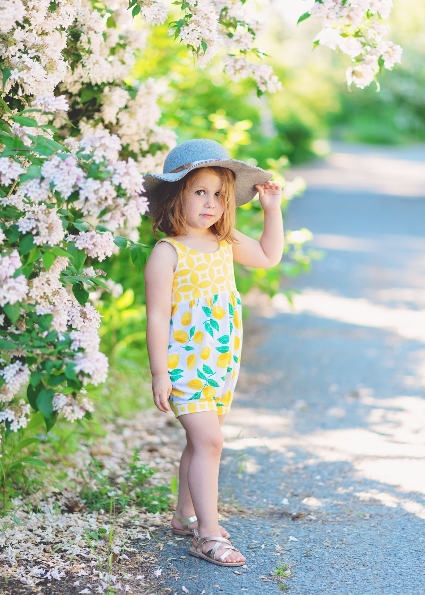 Girls Sinclair Romper PDF Sewing Pattern, including sizes 12 months -…