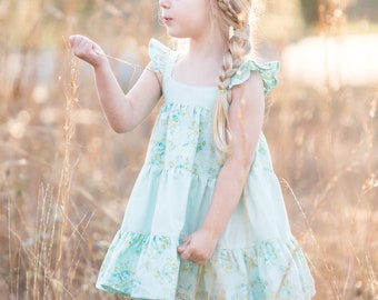 Brunswick Dress and Top  PDF Sewing Pattern, including sizes 12 months - 14 years, Girls Dress Pattern, Top Pattern