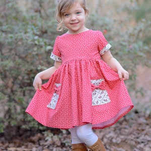 Melbourne Dress PDF Sewing Pattern, Including Sizes 12 Months 14 Years ...