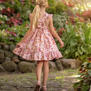 Bellevue Dress PDF Sewing Pattern, including sizes 12 months 14 years, Girls Dress Pattern image 5