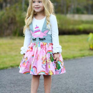 Unicorn Add-On for Animazing Skirt, Costume Pattern, Halloween Pattern, PDF Girls Pattern