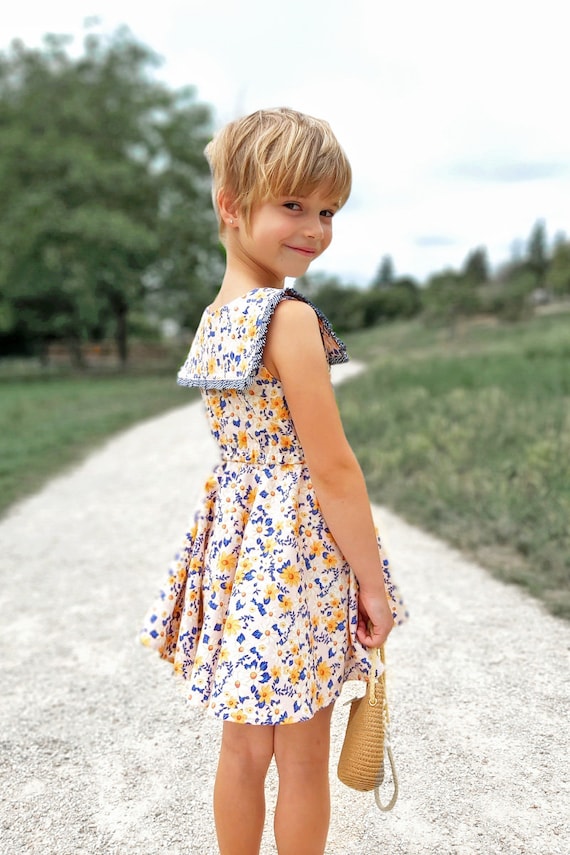 Syracuse Dress PDF Sewing Pattern, Including Sizes 0 - 14 Years