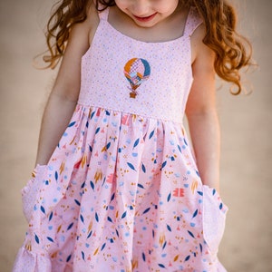 Emilia Dress PDF Sewing Pattern, including sizes 12 months 14 years, Dress Pattern for Children image 10