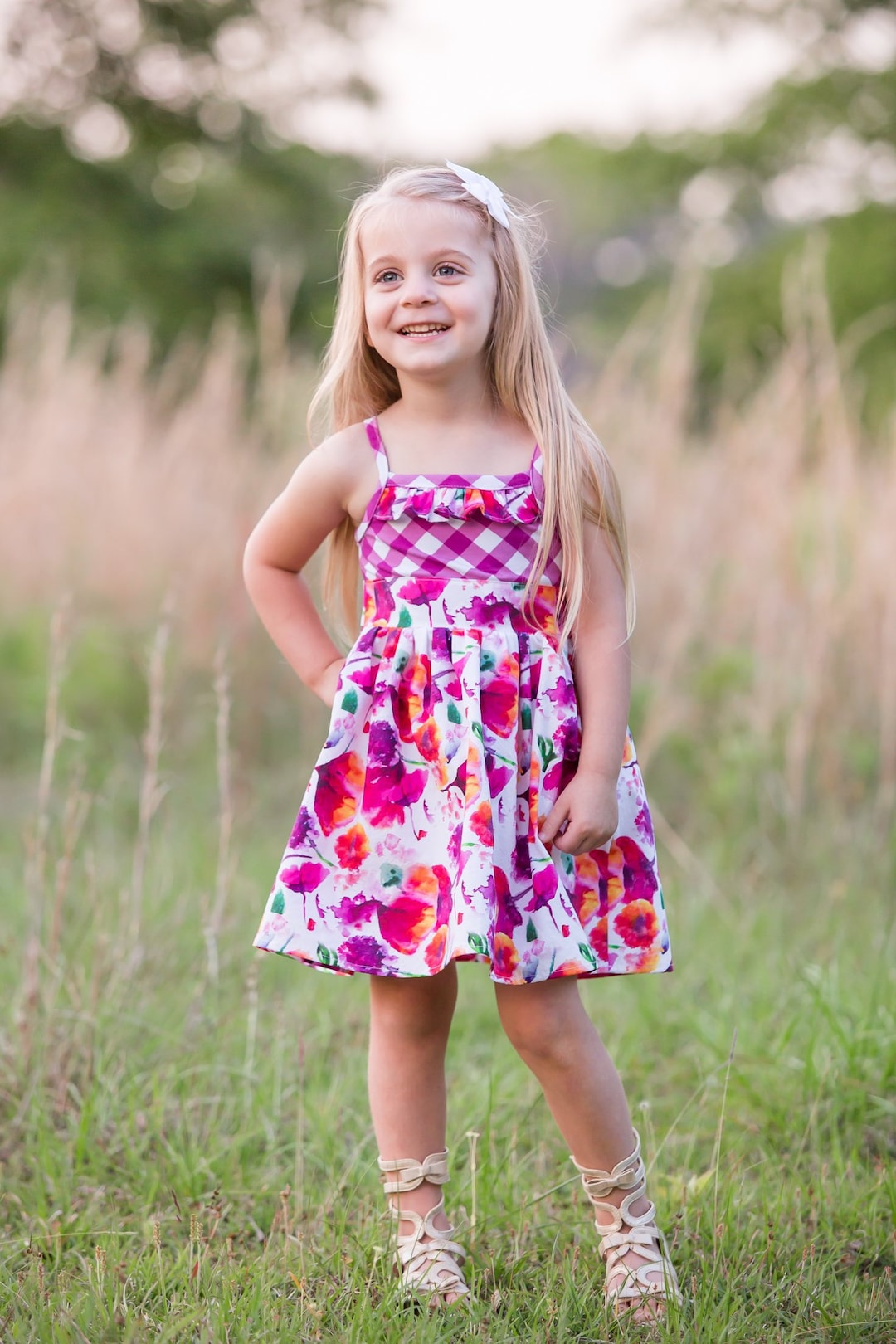 Elba Dress and Top PDF Sewing Pattern, Including Sizes 12 Months-14 ...