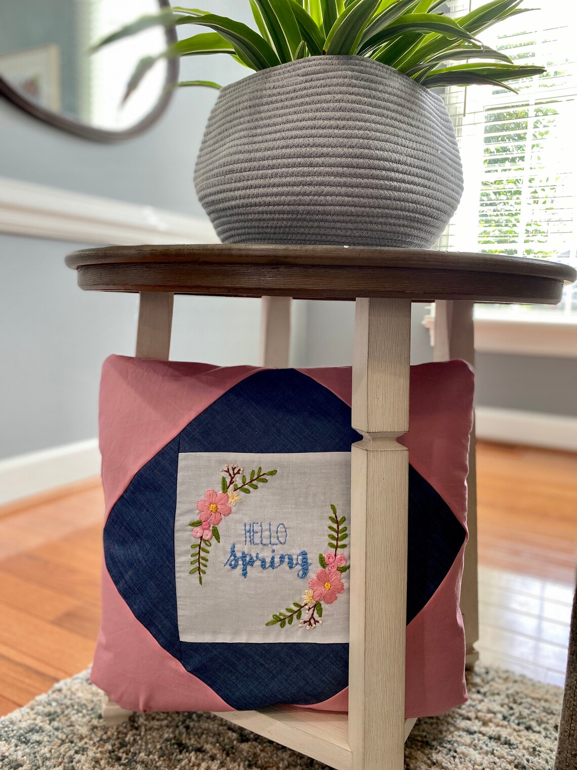 Aurora Hand Embroidery PDF Pattern including bunny flowers Etsy