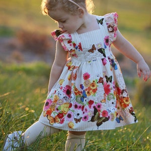 Bellevue Dress PDF Sewing Pattern, including sizes 12 months 14 years, Girls Dress Pattern image 3
