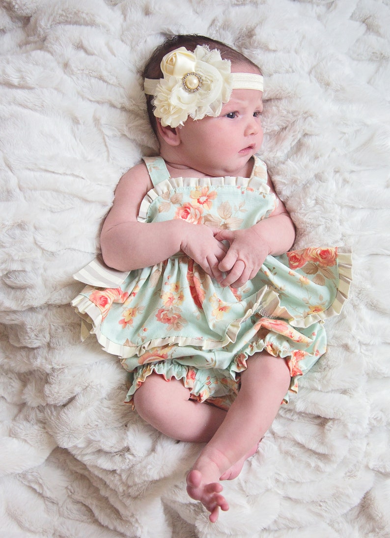 Charleston Baby Top Pinafore and Bloomers PDF Sewing Pattern Etsy