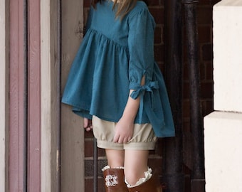 Newport Bubble Shorts PDF Sewing Pattern, including sizes 12 months - 14 years, Girls Pattern