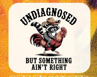 Sarcastic Raccoon DTF Transfer: Funny Animal T-Shirt Design